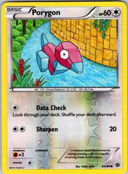 Porygon 64/98 XY - Ancient Origins Pokemon TCG LP Reverse Holo - Image 1