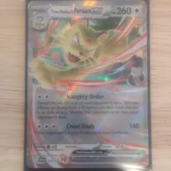 Pokemon Team Rocket's Persian ex 150/182 Sv10 Destined Rivals Holo 260HP - Image 1