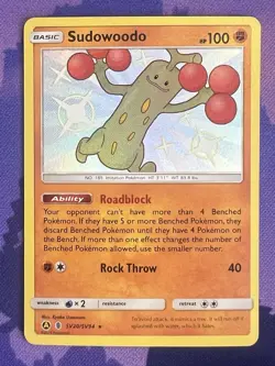 2019 Pokemon Hidden Fates Sudowoodo SV20/SV94 NM/M - Image 1