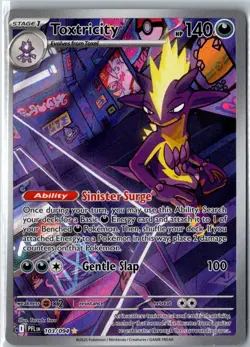 Toxtricity - 103/094 Illustration Rare ME02: Phantasmal Flames NM Pokemon - Image 1