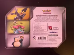POKEMON TCG Tag Team Sealed Tin Celebi & Venusaur GX ,GX PROMO - GREAT CONDITION - Image 3