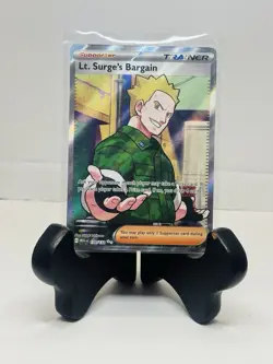 2025- Pokemon - Lt. Surge's Bargain - Mega Evolutions- MINT - Image 1