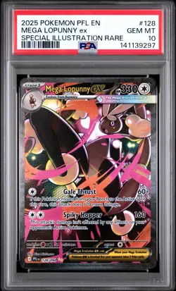 2025 Pokemon Mega Lopunny ex Special Illustration Rare #128/094 SIR PSA 10 - Image 1