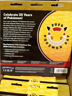 Pokemon TCG: Pokemon Day 2026 Collection Box - 30th Anniversary - Lot Of 5 - Image 2