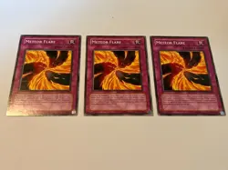 3X Meteor Flare ABPF-EN067 3 x3 Yugioh Yu Gi Oh! Playset - Image 1
