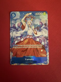 One Piece TCG OP13 OP13-054 Yamato Alt-Art Blue SR English NM/M - Image 1