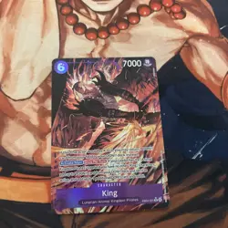 One Piece CCG : King Alt Art EB04-031 - OP14-EB04 The Azure Sea’s Seven English - Image 1
