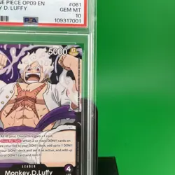 2024 One Piece EitNW OP09-061 Monkey.D.Luffy Leader PSA 10 - Image 5