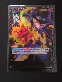 One Piece Tcg - Sabo OP13-120 Store Treasure Cup Winner 2025 Promo - Image 1