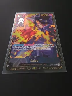 One Piece Tcg - Sabo OP13-120 Store Treasure Cup Winner 2025 Promo - Image 2