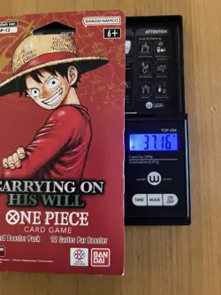 One Piece OP-13 CARRYING ON HIS WILL Sleeved Booster Pack - Heavy - 37.16g 🔥🔥 - Image 1