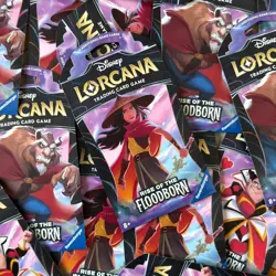 Disney Lorcana TCG: Rise of the Floodborn Sleeved Booster Pack - Ravensburger - Image 1