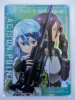 Union Arena Sword Art Online Sinon Action Point Card Foil English SAO-AP01 - Image 1