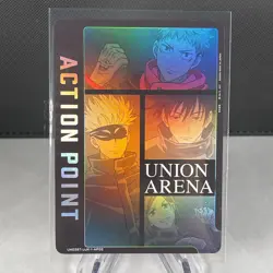 Union Arena Yuji & Megumi & Gojo & Nobara Action Point Jujutsu Kaisen JJK-1-AP02 - Image 1