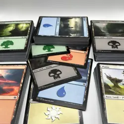250 Magic the Gathering Basic Land Cards Lot - 50 of Each! - Image 2