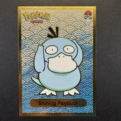 SHINING Psyduck Non-TCG 2024 SHINY POKEMON Card Kanto Peru Foil NM - Image 1
