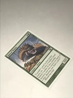 Magic the Gathering Spined Wurm Card - Image 3
