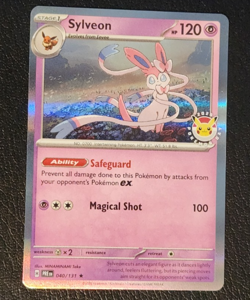 Sylveon Pokemon Day Stamped Promo Card ( 2025 #040/131 NM B ) - Image 1