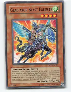 Gladiator Beast Equeste #TDGS-EN024 Yugioh Card - Image 1