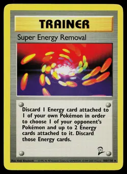 Pokemon Card - Super Energy Removal Base Set 2 108/130 Rare - Image 1