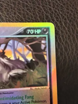 Pokemon TCG Mightyena EX Ruby and Sapphire Reverse Holo Rare Card 10/109 - Image 3