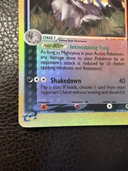 Pokemon TCG Mightyena EX Ruby and Sapphire Reverse Holo Rare Card 10/109 - Image 5