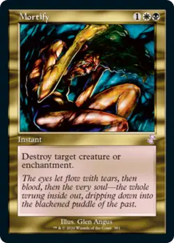 Mortify FOIL Time Spiral Remastered NM White Black Special MAGIC CARD ABUGames - Image 1