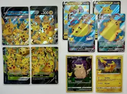 Pikachu Lot, Celebrations, V Union, Black Star, General Mills Promo Nm Card lot - Image 1