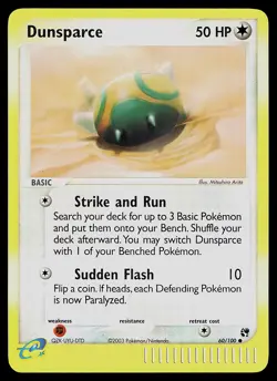Pokemon Card - Dunsparce Sandstorm 60/100 Common Reverse Holo - Image 1