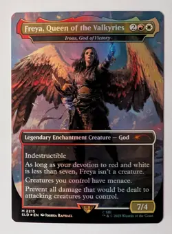 Freya, Queen of the Valkyries 2215 NM Near Mint FOIL SLD Secret Lair Magic MTG - Image 1