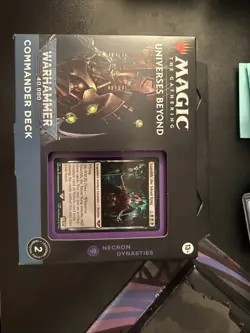 *Unopened* Necron Dynasties Magic the Gathering Universes Beyond Commander Deck - Image 1