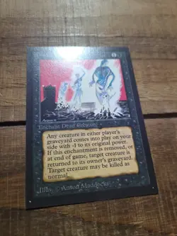 Animate Dead 1993 Collector's Edition Enchantment Magic The Gathering (CE) NM++ - Image 2