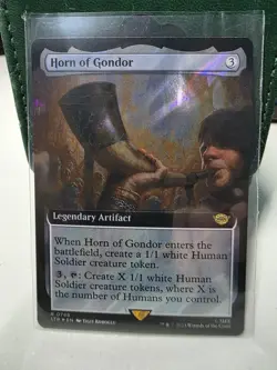 MTG Horn of Gondor (Extended Art) (Surge Foil) R 788 UB: The Lord of the Rings - Image 1