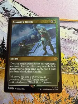 MTG Foil - Assassin's Trophy (Foil Etched) - 228 / NM / English - Image 1