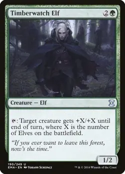 1x Timberwatch Elf NM Eng MTG - Eternal Masters - Image 1