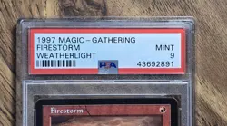 1997 MTG: Firestorm English - Weatherlight - Graded PSA 9 Mint - Image 3