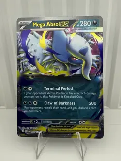 Mega Absol ex Pokemon TCG MEG Mega Evolution 086/132 Double Rare NM - Image 1