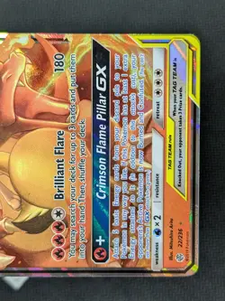Charizard & Braixen GX 22/236 - Cosmic Eclipse Tag Team Pokemon TCG NM - Image 5