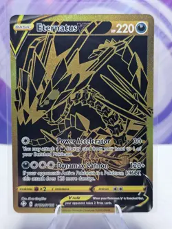 Pokemon Eternatus v SV121/SV122 Shiny Vault Holo Rare 2021 Shining Fates - Image 1