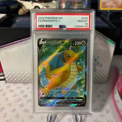 Dragonite V (Full Art) 076/078 Pokemon GO Holo - Image 2