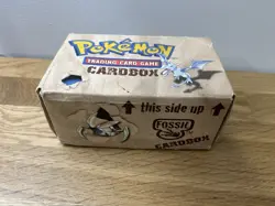 Pokemon TCG Fossil (1999) Original Vintage Storage Box (Empty) See Pictures - Image 1