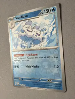 Pokemon TCG * Paradox Rift * 45/182 Vanilluxe REVERSE HOLO Uncommon * FRESH PK - Image 2