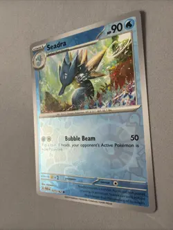 Pokemon TCG * Paradox Rift * 31/182 Seadra REVERSE HOLO Common * FRESH PK - Image 2