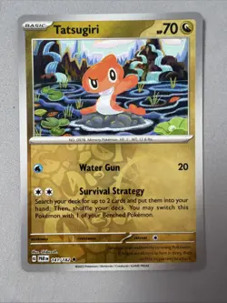 Pokemon TCG * Paradox Rift * 141/182 Tatsugiri REVERSE HOLO Uncommon * FRESH PK - Image 1