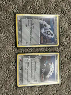 Pokemon Aron 49/108 & Lairon 40/108 EX Power Keepers English Pokemon TCG Lot - Image 1