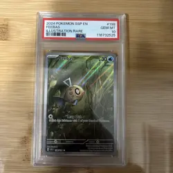 Pokemon TCG Feebas Illustration Rare Surging Sparks #198/191 PSA 10 - Image 1