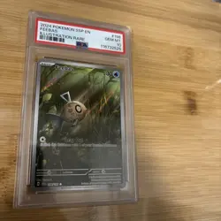 Pokemon TCG Feebas Illustration Rare Surging Sparks #198/191 PSA 10 - Image 2
