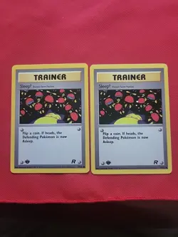 Pokemon: Sleep! #79/82 Team Rocket 2000 WOTC Vintage Non-holo - NM+ / LP - T103 - Image 1