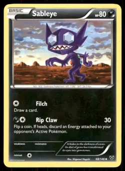 Pokemon TCG Pokemon Sableye Sableye Uncommon Regular - Image 1