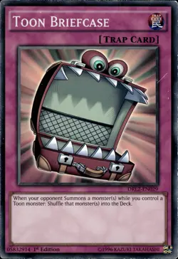 Toon Briefcase - Super Rare 1st Edition DRL2-EN029 - MP - YuGiOh - Image 1